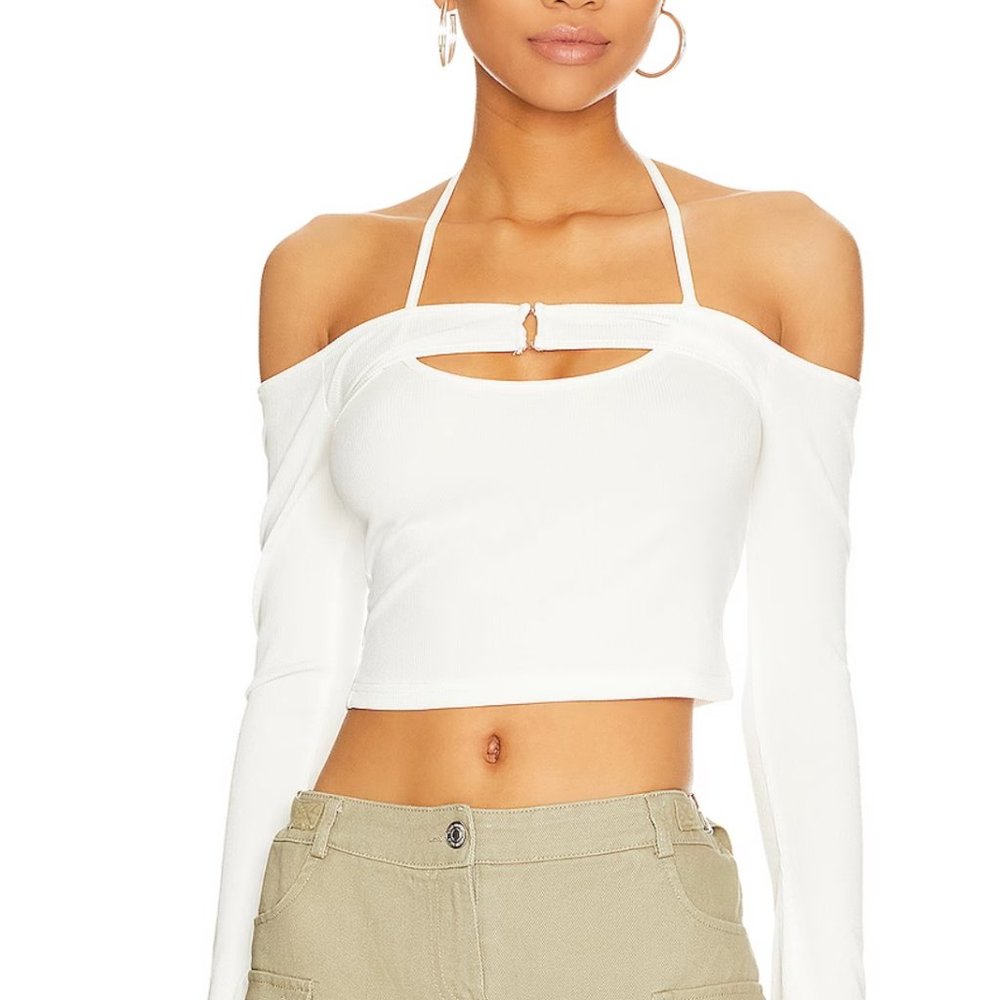 Superdown Lizzie Halter Top - Size Small